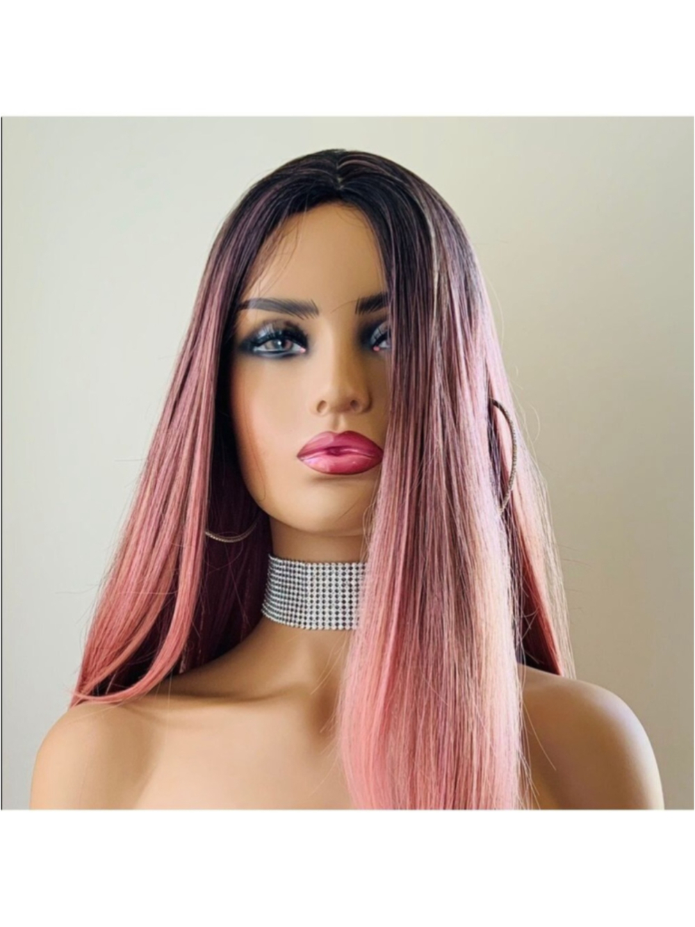 Gorgeous Effortless Style Ombre Pink Synthetic Wig - NO FURTHER DISCOUNT! 🌷